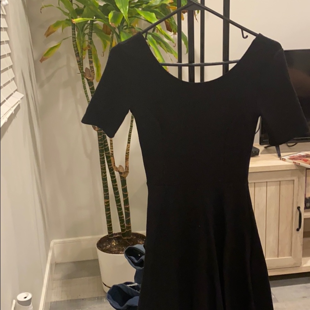 Black work dress